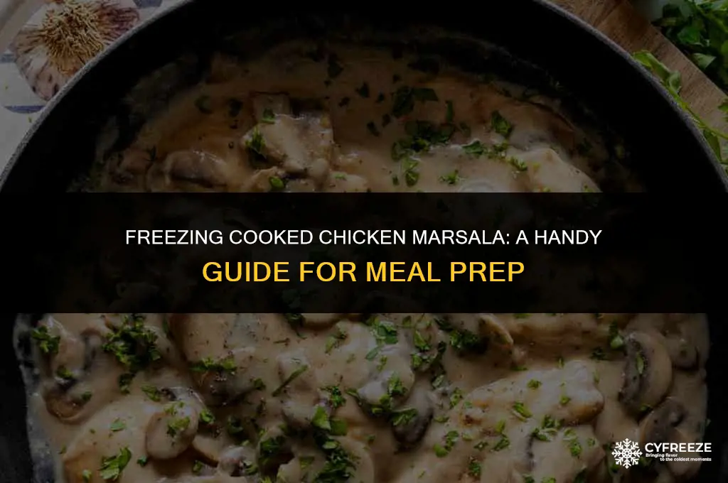 can i freeze cooked chicken marsala