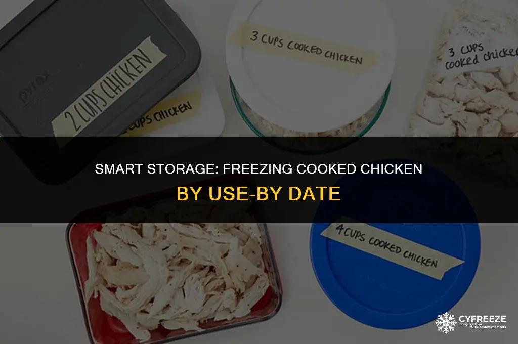 can i freeze cooked chicken on use by date