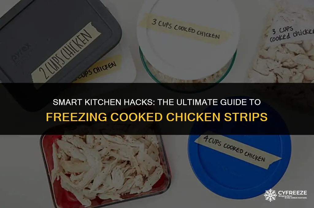 can i freeze cooked chicken strips