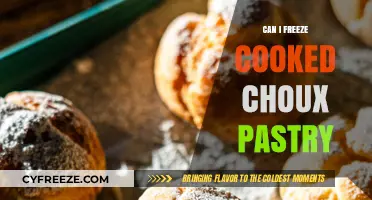 Freezing Cooked Choux Pastry: A Handy Guide for Bakers