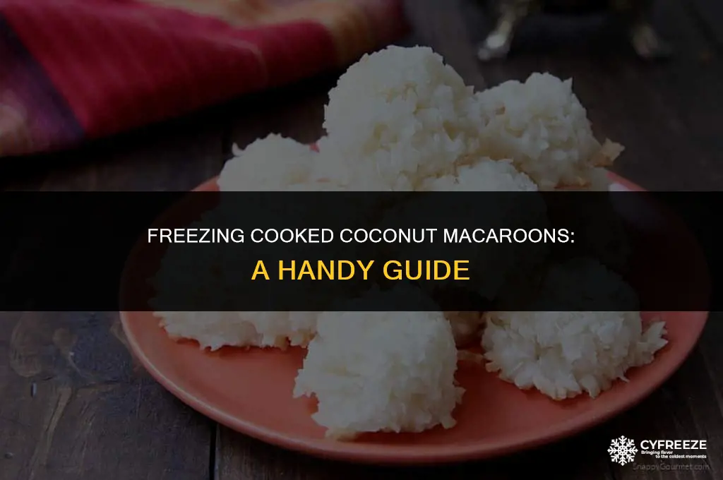 can i freeze cooked coconut macaroons