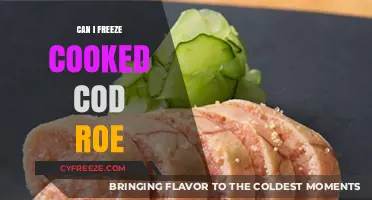 Savoring the Sea: A Guide to Freezing Cooked Cod Roe