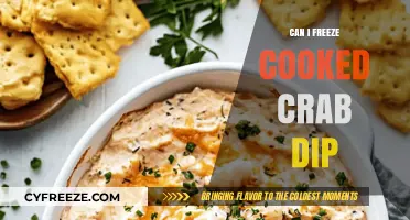 Savor the Flavor: Freezing Cooked Crab Dip for Later Delights
