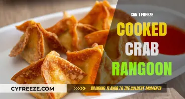 Savor the Flavor: Freezing Cooked Crab Rangoon for Later Delight