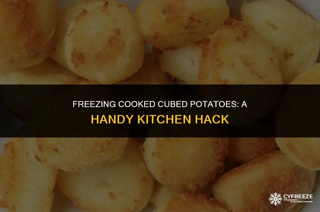 can i freeze cooked cubed potatoes