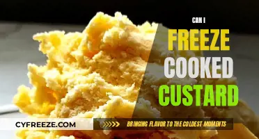 Sweet Success: The Ultimate Guide to Freezing Cooked Custard