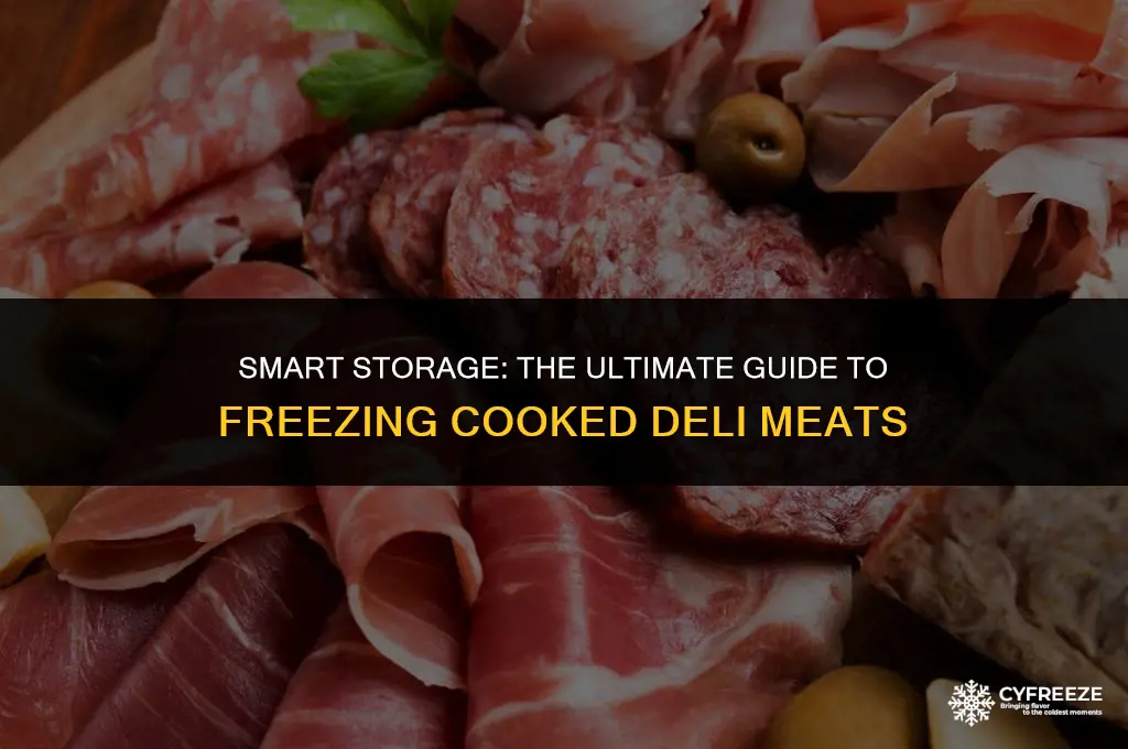 can i freeze cooked deli meats