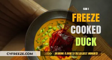 Preserve the Flavor: Freezing Cooked Duck Made Easy