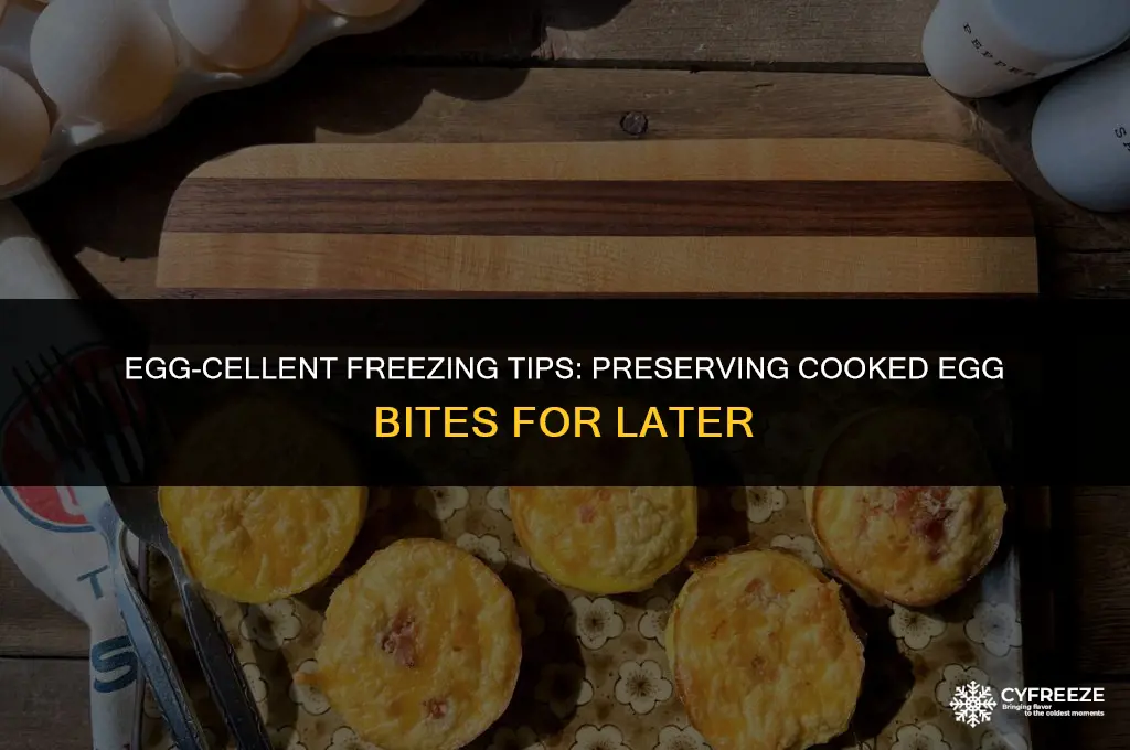 can i freeze cooked egg bites