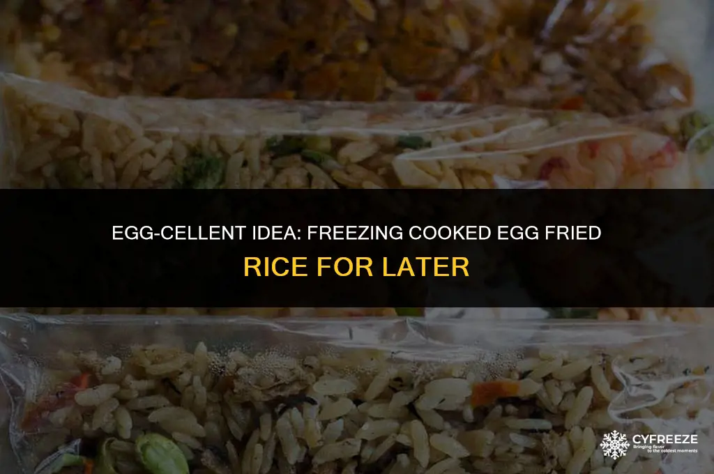 can i freeze cooked egg fried rice