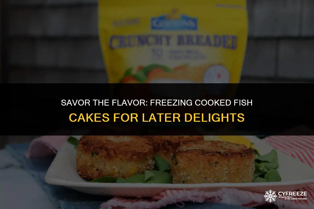 can i freeze cooked fish cakes