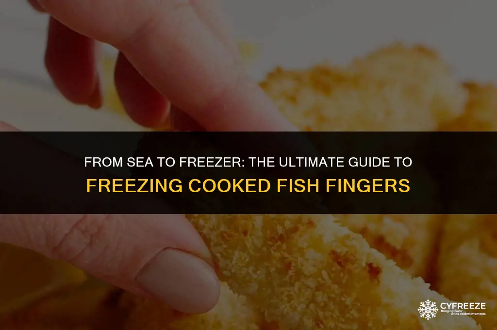 can i freeze cooked fish fingers