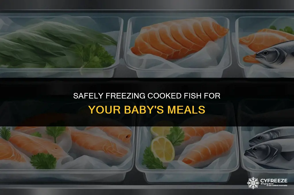 can i freeze cooked fish for baby