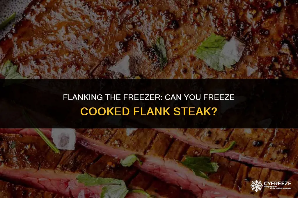 can i freeze cooked flank steak