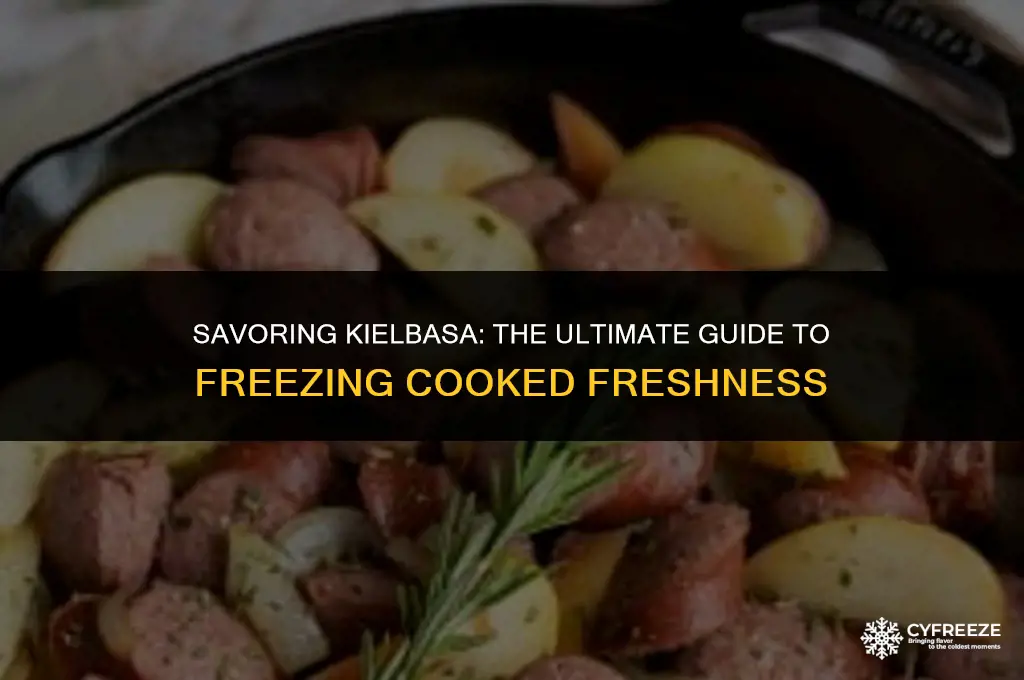 can i freeze cooked fresh kielbasa