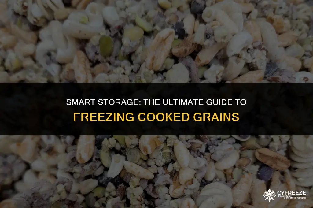 can i freeze cooked grains