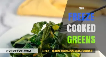 Preserve Your Cooked Greens: A Guide to Freezing for Later Use