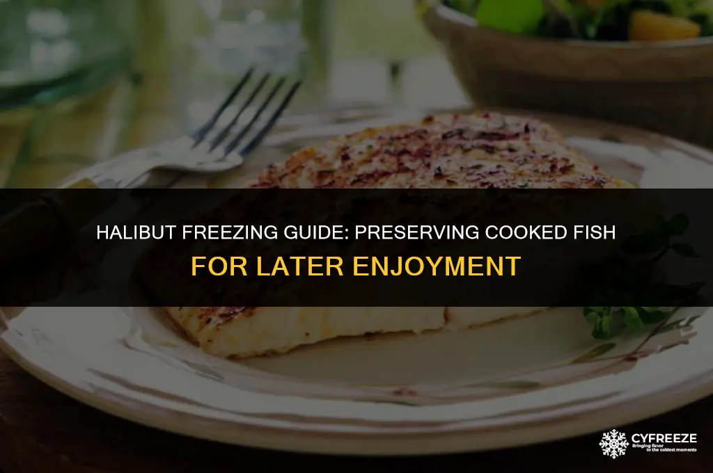 can i freeze cooked halibut