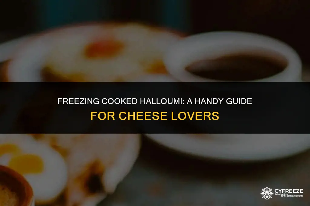 can i freeze cooked halloumi