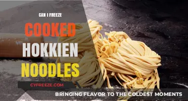 Freezing Cooked Hokkien Noodles: A Handy Guide for Leftovers