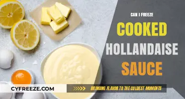 Freezing Cooked Hollandaise Sauce: A Handy Kitchen Tip
