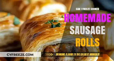 Savor the Flavor: Freezing Cooked Homemade Sausage Rolls for Later