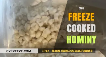 Freezing Cooked Hominy: A Handy Guide for Food Preservation
