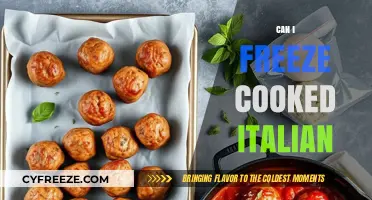Freezing Cooked Italian: A Handy Guide for Meal Prep