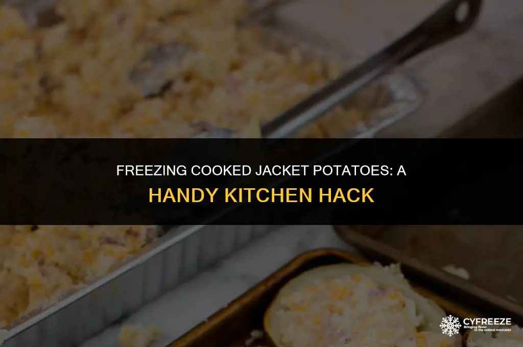 can i freeze cooked jacket potatoes