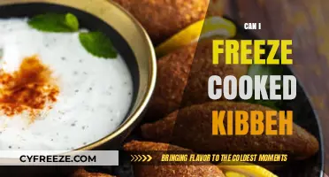 Freezing Cooked Kibbeh: A Handy Guide for Meal Prep