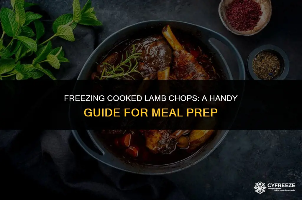 can i freeze cooked lamb chops