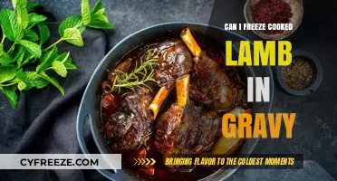 Freezing Cooked Lamb in Gravy: A Handy Guide for Leftovers