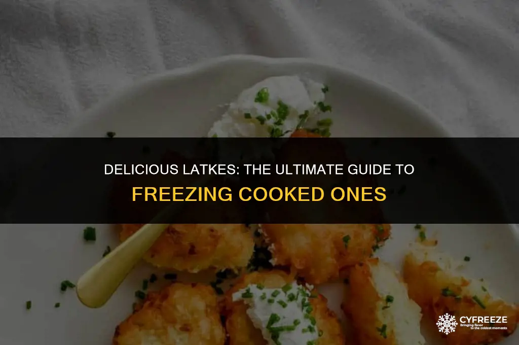 can i freeze cooked latkes