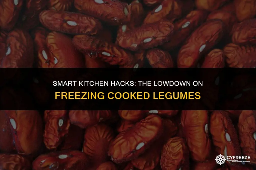 can i freeze cooked legumes