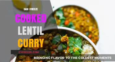 Freezing Cooked Lentil Curry: A Handy Guide for Meal Prep