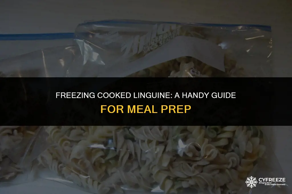 can i freeze cooked linguine