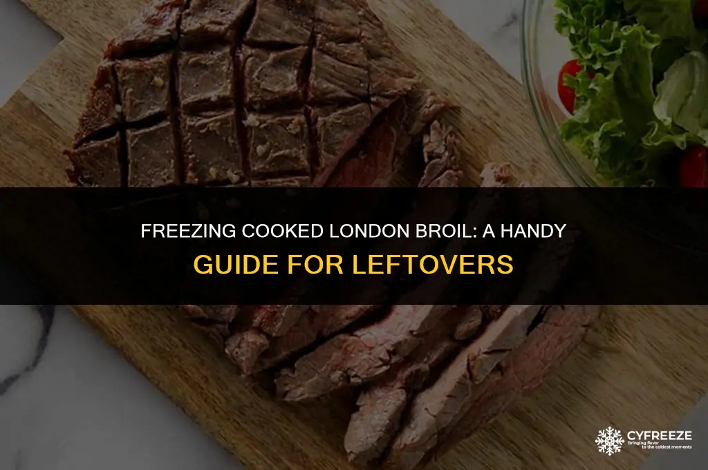 can i freeze cooked london broil