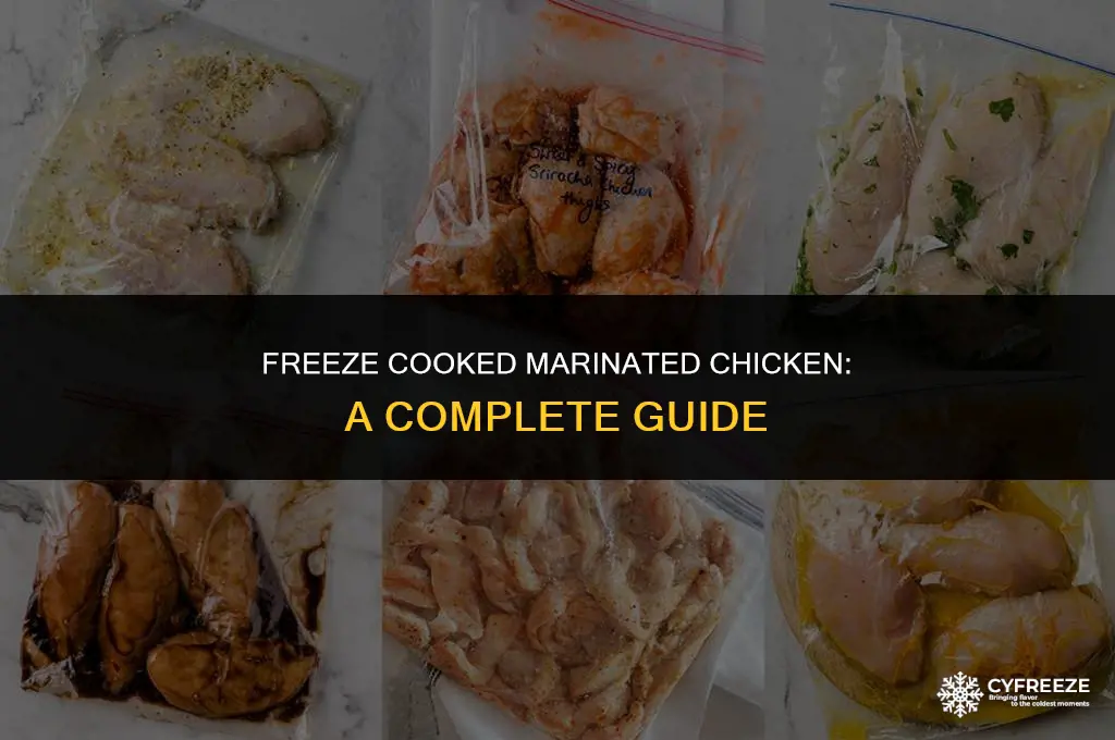 can i freeze cooked marinated chicken