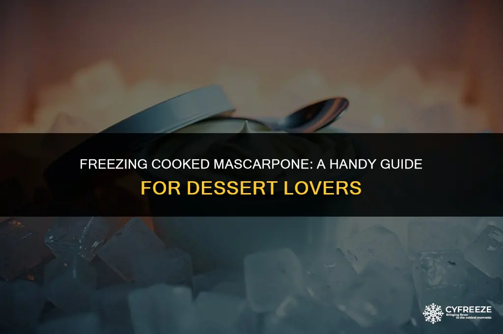 can i freeze cooked mascarpone
