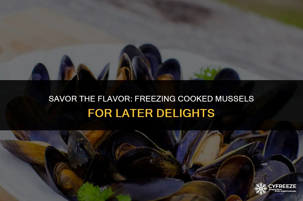 can i freeze cooked mussels