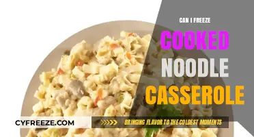 Freezing Cooked Noodle Casserole: A Handy Guide for Meal Prep