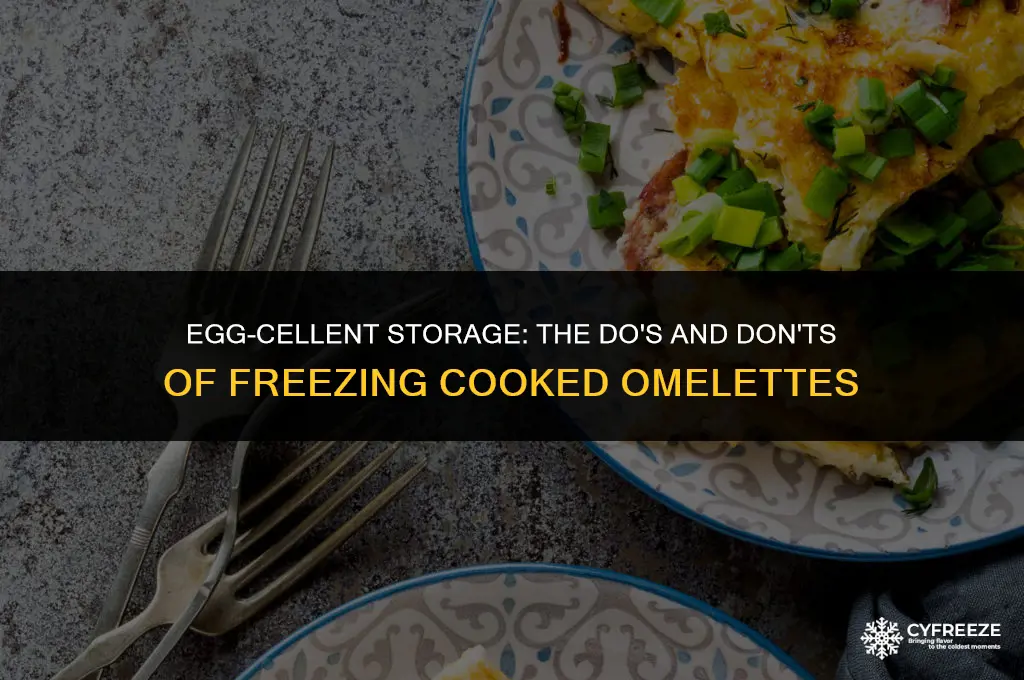 can i freeze cooked omelette