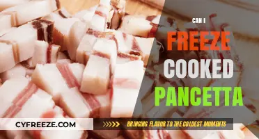 Freezing Cooked Pancetta: A Handy Guide for Food Storage