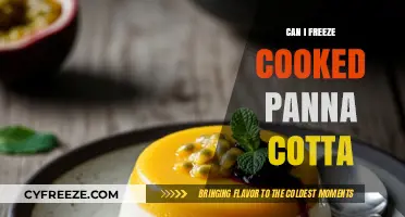 Delicious Panna Cotta: Freezing Tips for Perfect Texture