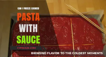 Freezing Cooked Pasta with Sauce: A Handy Guide