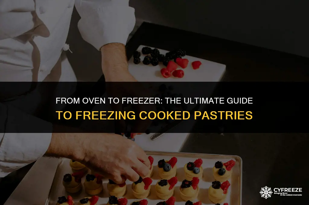 can i freeze cooked pastry