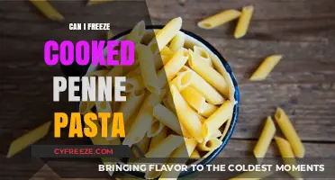 Freezing Cooked Penne Pasta: A Handy Guide for Meal Prep