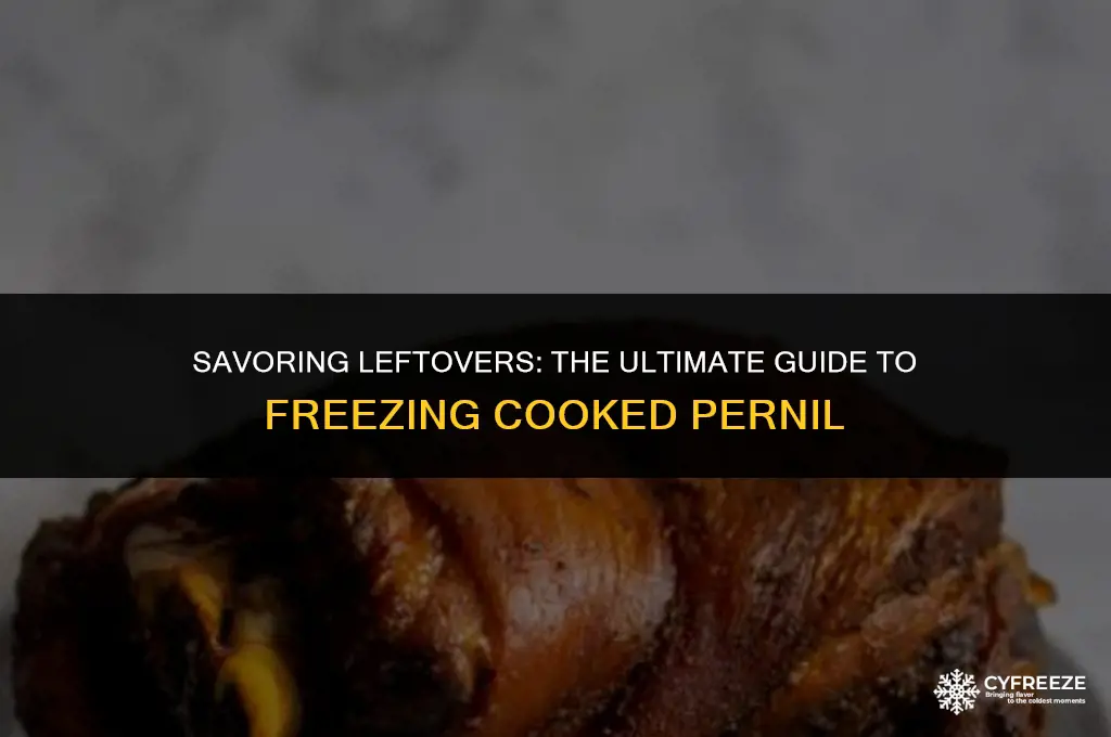 can i freeze cooked pernil
