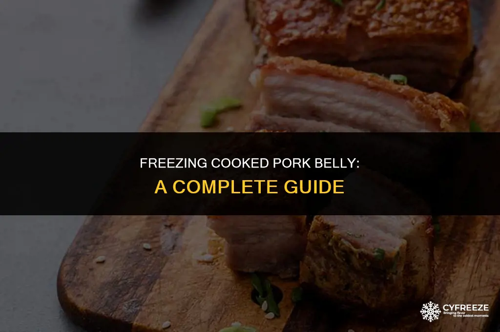 can i freeze cooked pork belly