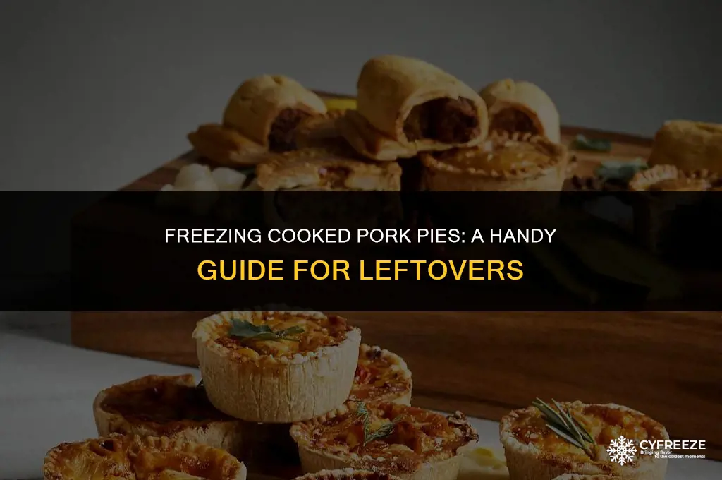 can i freeze cooked pork pies